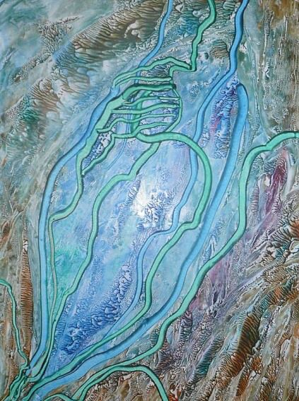 Jana �KOLAUDYOV� - encaustic